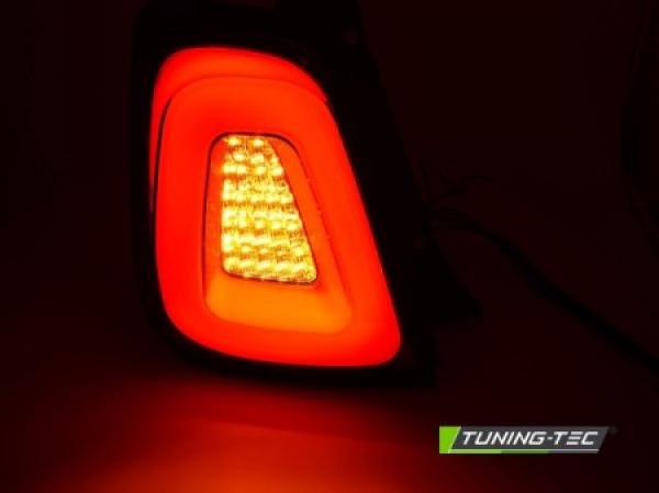 VOLL LED Upgrade Design Rückleuchten Set für Fiat 500 15-24 rot/klar