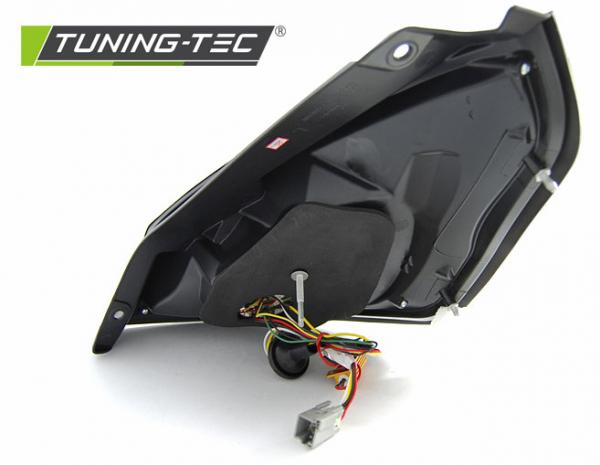 LED Lightbar Design Rückleuchten für Ford Fiesta MK7 12-16 chrom mit LED Blinker