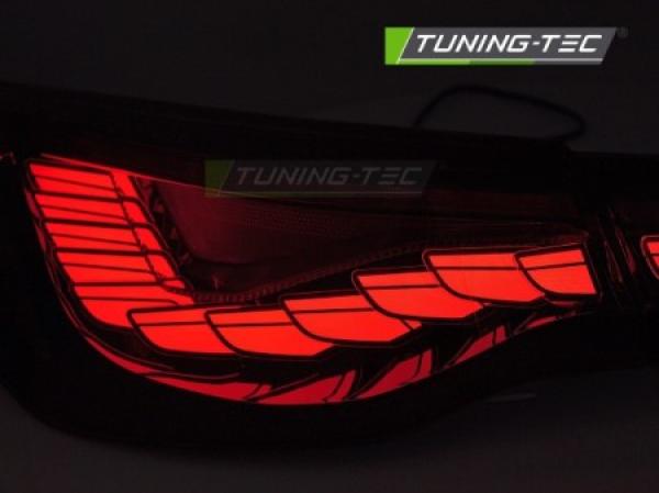 OLED VOLL LED Rückleuchten Set für BMW 4er G22/G23 Coupe/Cabrio 20+  kirschrot mit dyn. Blinker