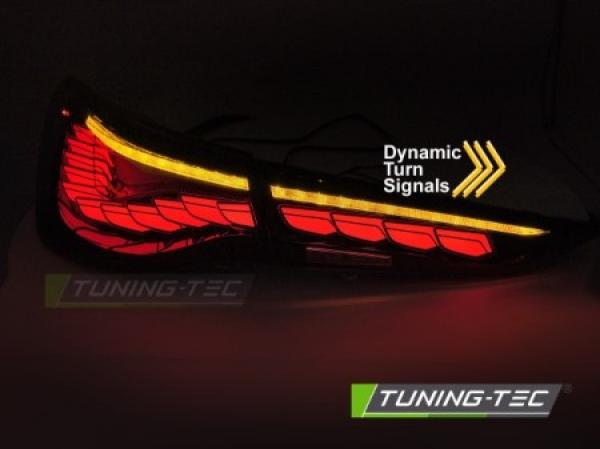 OLED VOLL LED Rückleuchten Set für BMW 4er G22/G23 Coupe/Cabrio 20+  kirschrot mit dyn. Blinker