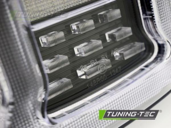 VOLL LED Upgrade Design Rückleuchten Set für Chrysler Jeep Wrangler  YJ 91-96 / TJ 96-06 schwarz/weiß dynamisch