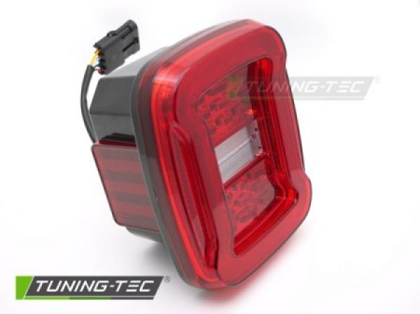 VOLL LED Upgrade Design Rückleuchten Set für Chrysler Jeep Wrangler  YJ 91-96 / TJ 96-06 rot/weiß dynamisch