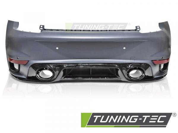 Upgrade Sport Design Heckstoßstange für Porsche 911 992 2019+ inkl. Diffusor und Reflektoren