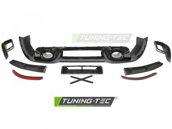 Upgrade Sport Design Heckstoßstange für Porsche 911 992 2019+ inkl. Diffusor und Reflektoren