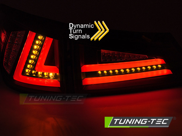 VOLL LED Lightbar Design Rückleuchten für Lexus LX II 06-13 rauch mit dyn. Blinker