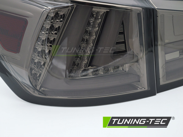 VOLL LED Lightbar Design Rückleuchten für Lexus LX II 06-13 rauch mit dyn. Blinker