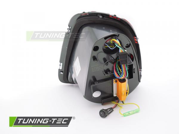 VOLL LED Lightbar Union Jack Design Rückleuchten Set für Mini Cooper R56/R57/R58/R59 06-14 rot/klar