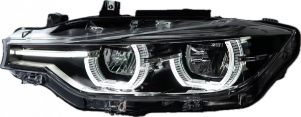 VOLL LED Upgrade Tagfahrlicht Scheinwerfer Set für BMW 3er F30 / F31 11-15 schwarz