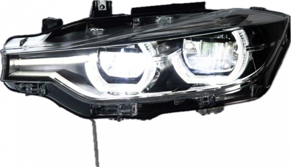 VOLL LED Upgrade Tagfahrlicht Scheinwerfer Set für BMW 3er F30 / F31 11-15 schwarz