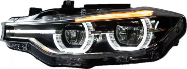 VOLL LED Upgrade Tagfahrlicht Scheinwerfer Set für BMW 3er F30 / F31 11-15 schwarz