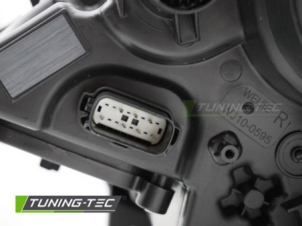 Xenon Upgrade LED Tagfahrlicht Design Scheinwerfer für Ford Mustang 14-17 schwarz