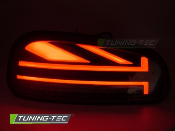 VOLL LED Lightbar Union Jack Design Rückleuchten Set für Mini Clubman F54 15-19 schwarz/rauch mit dyn. Blinker