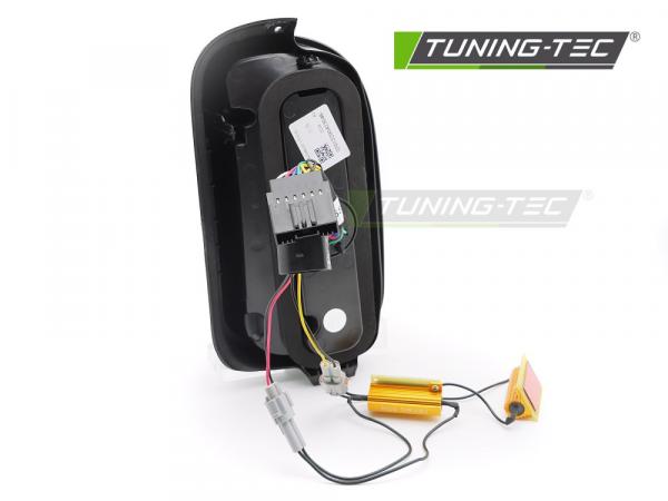 VOLL LED Lightbar Union Jack Design Rückleuchten Set für Mini Clubman R55 07-14 rot/klar