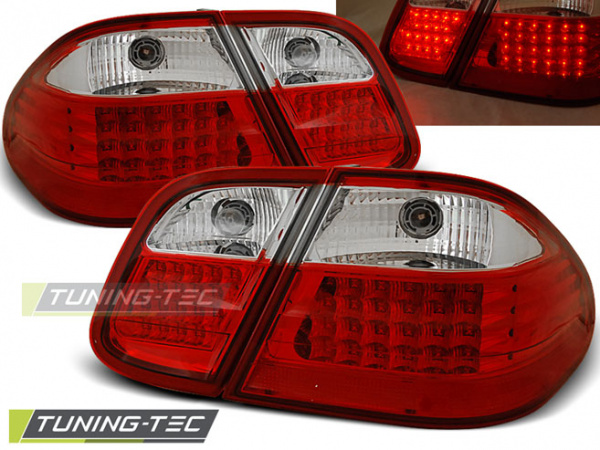 LED Upgrade Design Rückleuchten für Mercedes Benz CLK W208 97-02 rot/klar