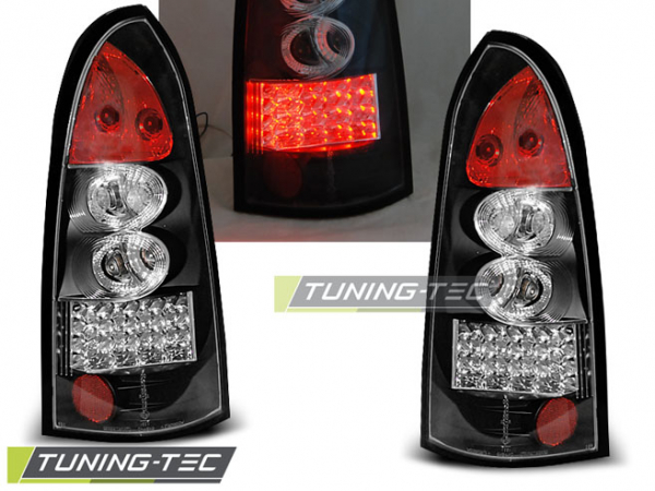 LED Upgrade Design Rückleuchten für Opel Astra G Caravan 97-04 schwarz