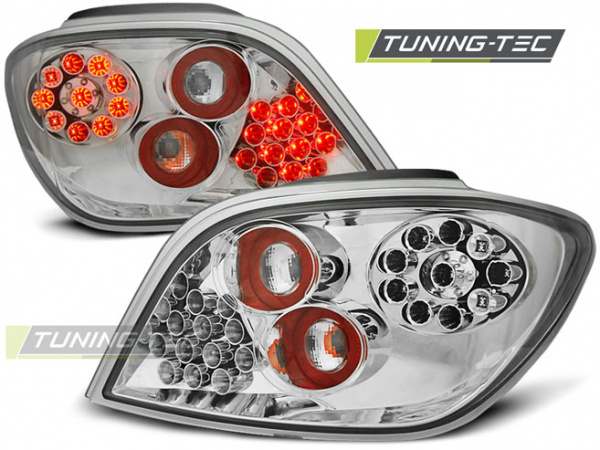 LED Upgrade Design Rückleuchten für Peugeot 307 01-07 chrom