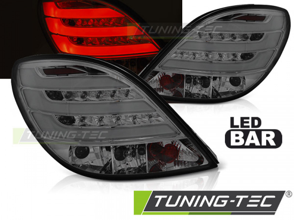 LED Lightbar Design Rückleuchten für Peugeot 207 06-09 rauch