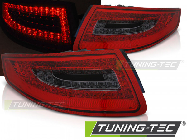 LED Upgrade Design Rückleuchten für Porsche 911 997 (1.Generation) 04-09 rot/rauch