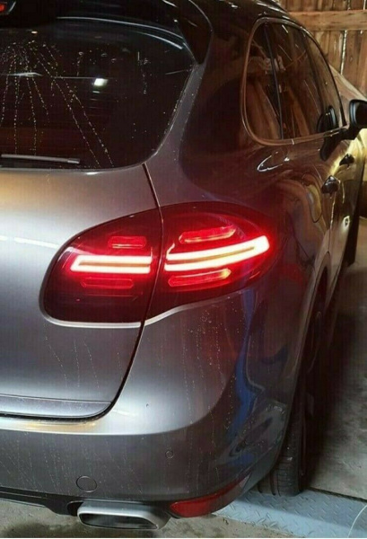 Voll LED Upgrade Design Rückleuchten für Porsche Cayenne 92A 10-15 rot/rauch