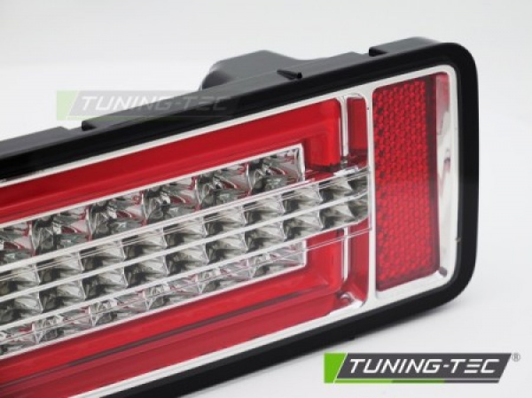 Voll LED Lightbar Design Rückleuchten für Suzuki Jimny 18+ chrom mit dynamischem Blinker