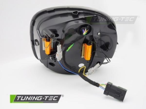 Upgrade VOLL LED Lightbar Design Rückleuchten für Smart Fortwo /Forfour (453) 14-19 rot / rauch