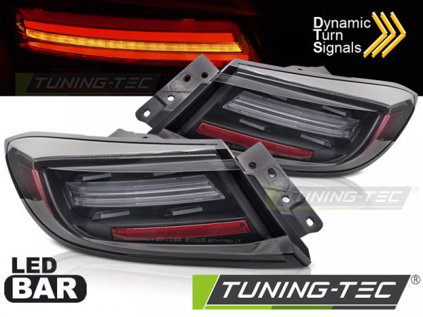 Upgrade LED Lightbar Design Rückleuchten für Toyota GR86 21+ schwarz/klar mit dyn. Blinker