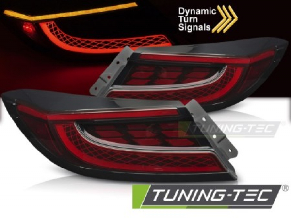 Upgrade VOLL LED Lightbar Design Rückleuchten für Toyota GR86 21+ rot/klar mit dyn. Blinker