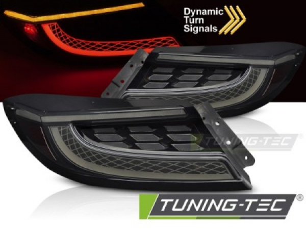Upgrade VOLL LED Lightbar Design Rückleuchten für Toyota GR86 21+ schwarz/rauch mit dyn. Blinker