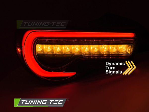 Upgrade LED Lightbar Design Rückleuchten für Toyota GT86 12-21 rot mit dyn. Blinker