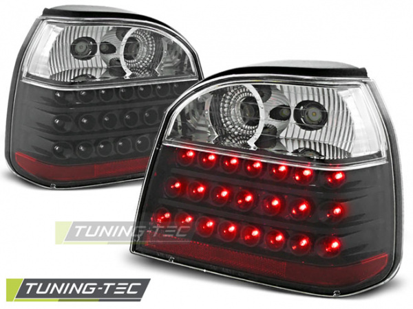 LED Upgrade Rückleuchten für VW Golf 3 (III) 91-97 schwarz/klar