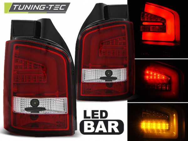 LED Rückleuchten Set VW T5 2010- rot/klar