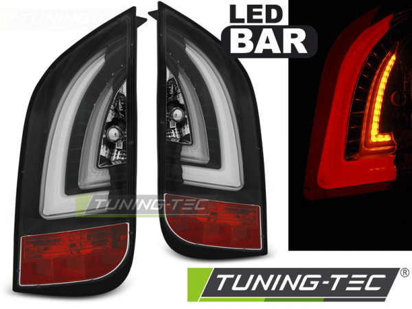 LED Lightbar Design Rückleuchten für VW UP! und Skoda Citigo 11-21 schwarz/klar