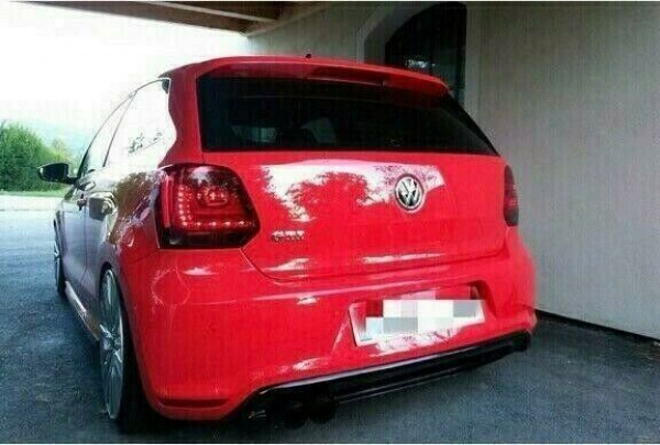 LED Upgrade Design Rückleuchten für VW Polo 6R 09-14 rot/rauch