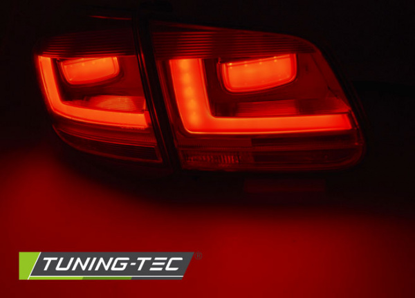 LED Upgrade Design Rückleuchten für VW Tiguan 07-11 rot/klar