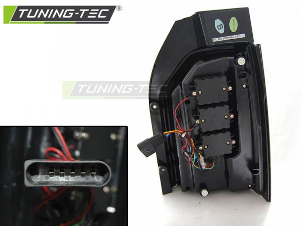 Voll LED Lightbar Design Rückleuchten für VW T6 15-19 chrom/rauch mit dynamischem Blinker