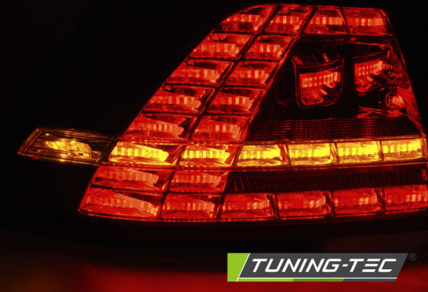 LED Rückleuchten für VW Golf 7 (VII) 13-17 schwarz/klar im GTI-Sport Design mit dynamischem Blinker