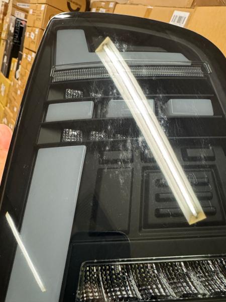 B-Ware - Voll LED Lightbar Design Rückleuchten für VW T5 Facelift (GP) 10-15 schwarz/rauch mit dynamischem Blinker