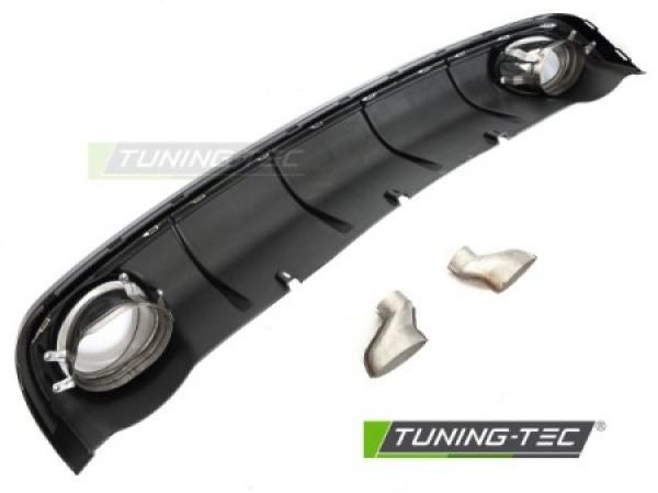 Upgrade Sport Design Heck Diffusor passend für Audi A6 C7 (4G) Lim+Avant 11-14 Hochglanz schwarz