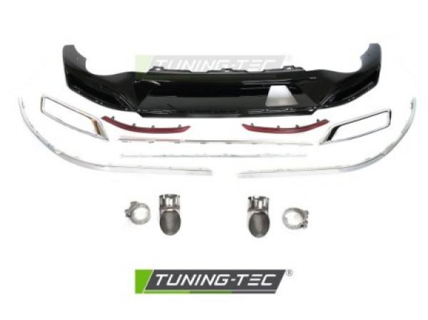 Upgrade Sport Design Heckstoßstange passend für VW Passat B7 Limousine 10-14 mit PDC Aussparungen / Zubehör