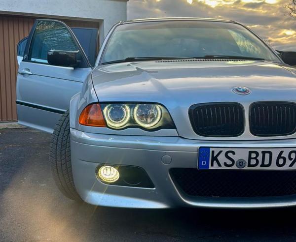 "Upgrade+" LED Nebelscheinwerfer Set passend für BMW 5er E39 95-04 , 3er E46 Coupe/Cabrio/Lim/Touring 98-07 schwarz/rauch (M-Paket)