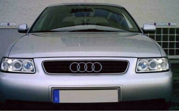 Angel Eyes Scheinwerfer für Audi A3 (8L) 96-00 chrom