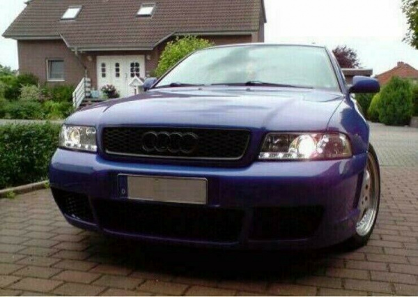 LED Tagfahrlicht Design Scheinwerfer für Audi A4 B5 94-98 chrom