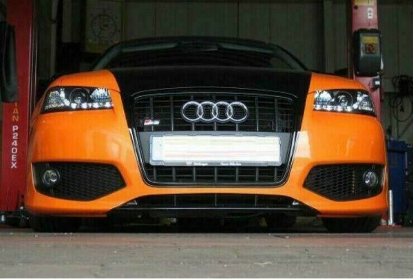 LED Tagfahrlicht Design Scheinwerfer für Audi A3 8L 96-00 schwarz