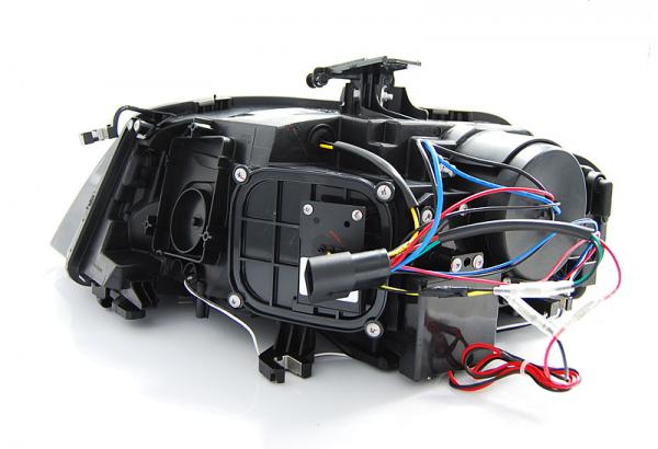 Xenon LED Tagfahrlicht Scheinwerfer für Audi A4 B8 08-11 schwarz