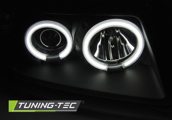 CCFL Angel Eyes Scheinwerfer für Audi A3 (8L) 96-00 schwarz
