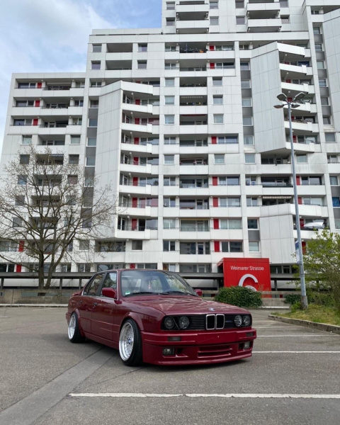 Upgrade Scheinwerfer für BMW 3er E30 82-94 schwarz mit Fadenkreuz