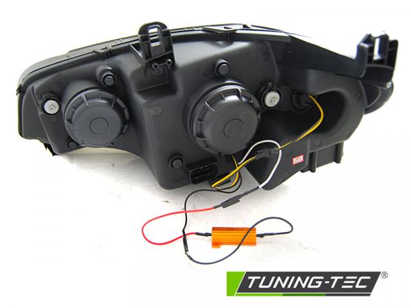 LED Tagfahrlicht Angel Eyes Scheinwerfer für BMW X5 E70 07-10/10-13 chrom