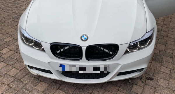 3D LED Angel Eyes Scheinwerfer für BMW 3er E90/E91 05-08 schwarz mit LED Blinker