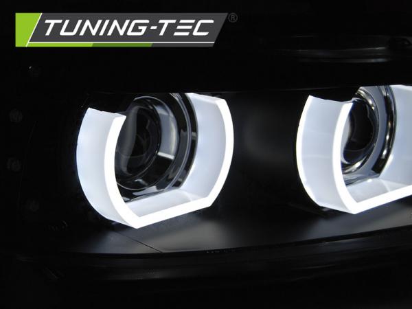 3D LED Tagfahrlicht Angel Eyes Scheinwerfer für BMW 3er E90/E91 LCI 09-11 schwarz