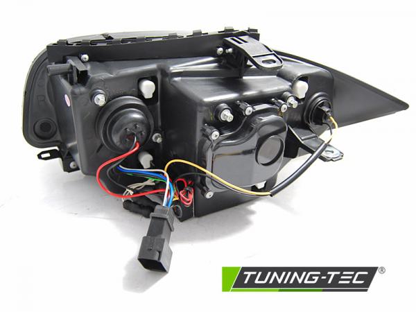 CCFL Angel Eyes Scheinwerfer für BMW 1er E81, E82, E87, E88 04-11 schwarz